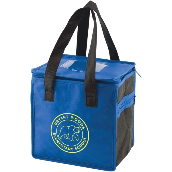8" x 8.5" x 6" two-toned insulated lunch tote; includes business... from ASI 75731 PWS / Pacific Western Sales/PWS