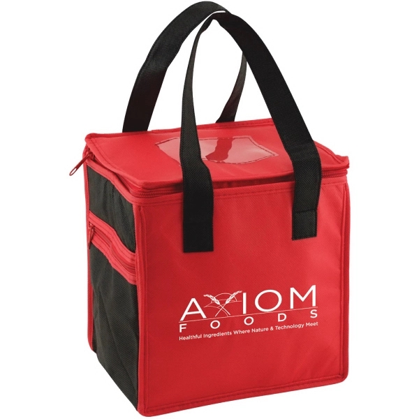 8" x 8.5" x 6" two-toned insulated lunch tote; includes business... from ASI 75731 PWS / Pacific Western Sales/PWS