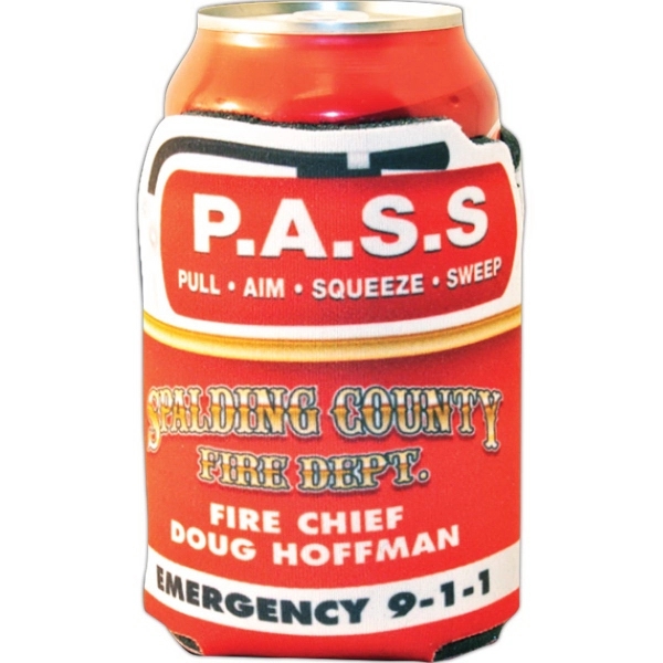 Custom shaped drink insulator with full color imprint... from ASI 56100 Gemini Ind Inc / Cool Color Line