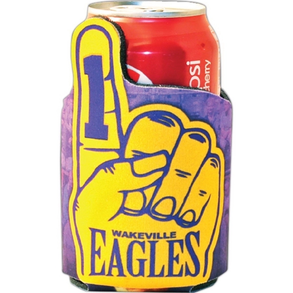 Custom shaped drink insulator with full color imprint... from ASI 56100 Gemini Ind Inc / Cool Color Line