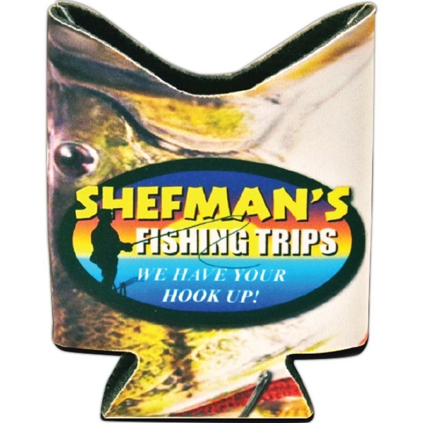 Custom shaped drink insulator with full color imprint... from ASI 56100 Gemini Ind Inc / Cool Color Line