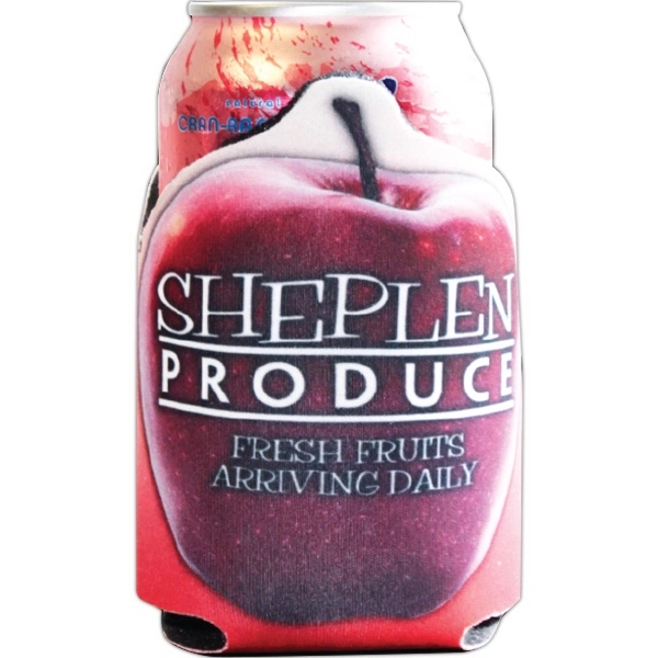 Custom shaped drink insulator with full color imprint... from ASI 56100 Gemini Ind Inc / Cool Color Line