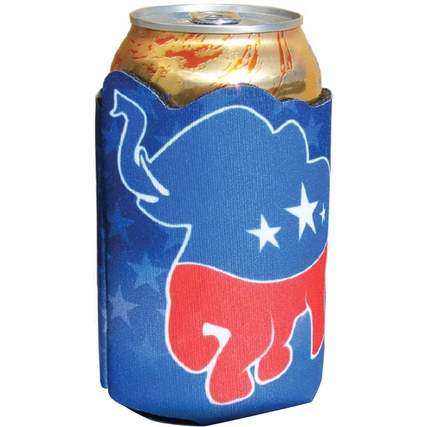 Custom shaped drink insulator with full color imprint... from ASI 56100 Gemini Ind Inc / Cool Color Line