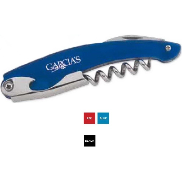 Combination wine bottle opener / cutter.... from ASI 52840 Evans Manufacturing