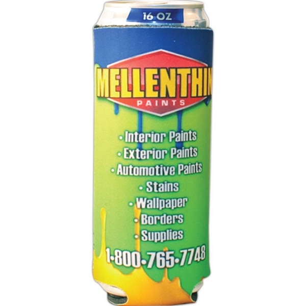 Beverage insulator with full color imprint... from ASI 56100 Gemini Ind Inc / Cool Color Line