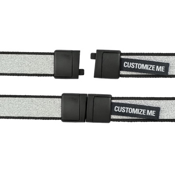 Glitter tape custom silkscreen lanyards are available in hundreds of material... from ASI 79898 Promovision / PROMOVISION