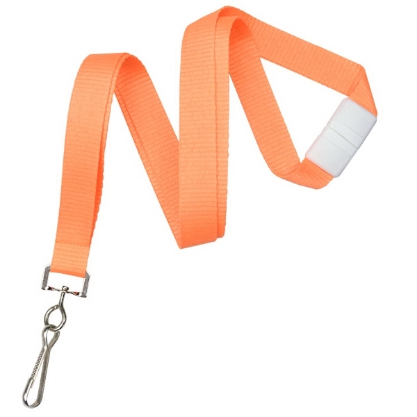 Economical bright neon lanyards come with a swivel hook and a... from ASI 79898 Promovision / PROMOVISION
