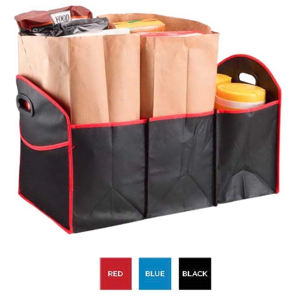Non-Woven Expandable Trunk Organizer Tote for Storage... from ASI 52840 Evans Manufacturing