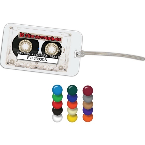 60 Mil Styrene ID tags for baggage during travel... from ASI 56100 Gemini Ind Inc / Gemini Line™