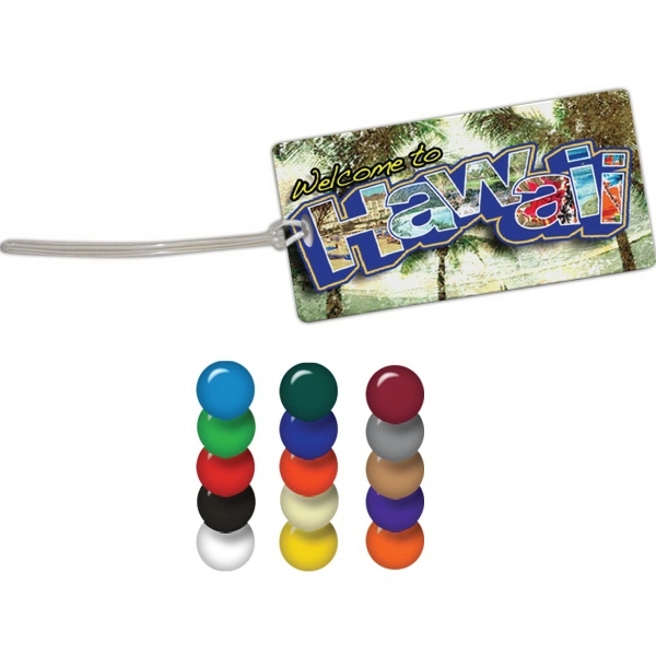 60 Mil Styrene ID tags for baggage during travel... from ASI 56100 Gemini Ind Inc / Gemini Line™