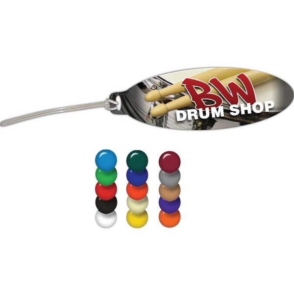 60 Mil Styrene ID tags for baggage during travel... from ASI 56100 Gemini Ind Inc / Gemini Line™