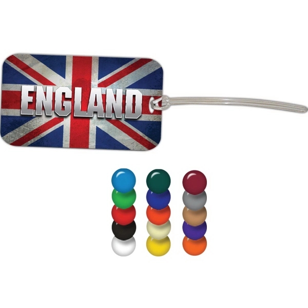 60 Mil Styrene ID tags for baggage during travel... from ASI 56100 Gemini Ind Inc / Gemini Line™