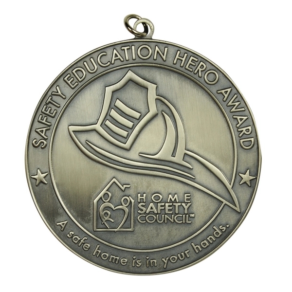 Custom die struck medallion can provide an exceptionally detailed and high... from ASI 40515 BILD Enterprises LLC