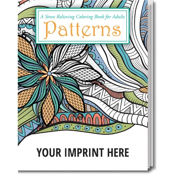 Stress reliever: patterns stress relieving coloring book for adults.... from ASI 45815 Coloring Book Solutions / Coloring Book Solutions™ LivRite
