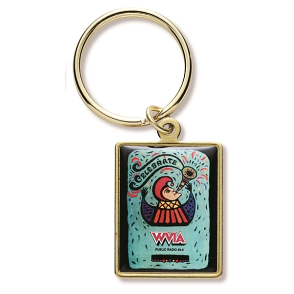 Sturdy keychain will present your logo with a digital full-color label... from ASI 40515 BILD Enterprises LLC