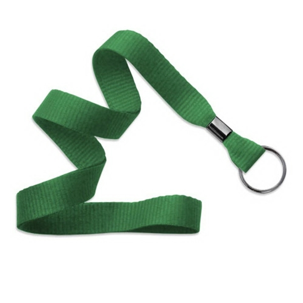 Available Same Day! These blank flat braided polyester lanyards come with... from ASI 79898 Promovision
