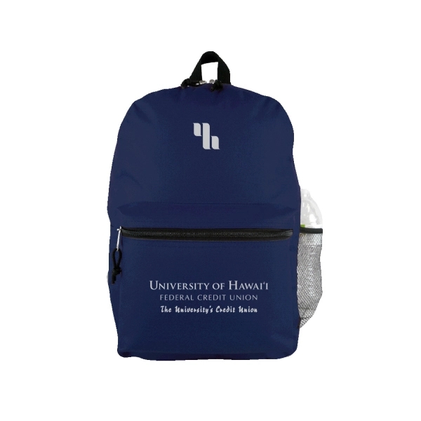 Zippered main compartment and zippered front pocket.... from ASI 31517 Admart Products / Admart Line