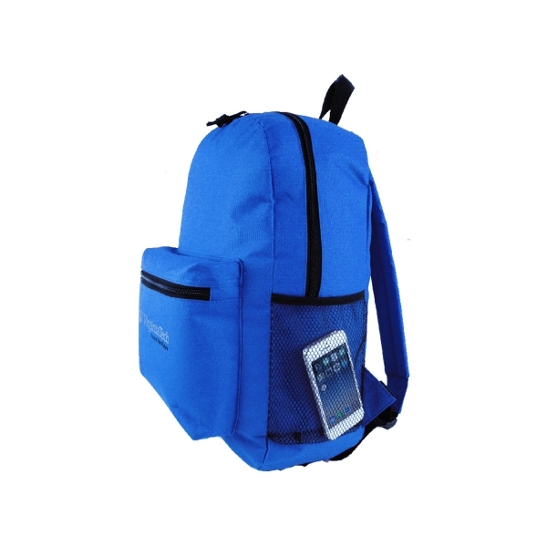 Zippered main compartment and zippered front pocket.... from ASI 31517 Admart Products / Admart Line