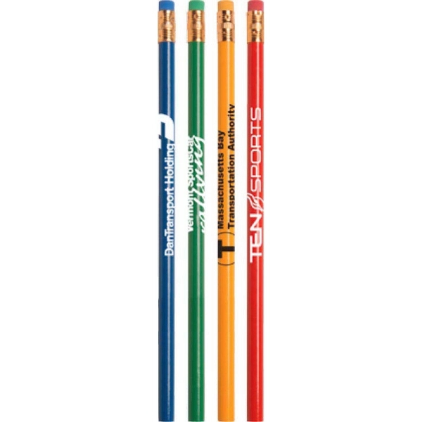 Round #2 lead eco pencil made from recycled newspapers.... from ASI 52840 Evans Manufacturing