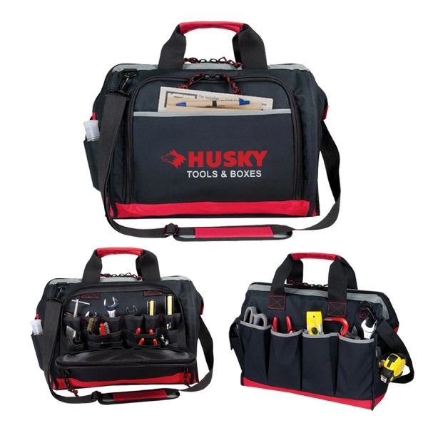 Deluxe poly tool bag keeps all your tools organized and within... from ASI 31517 Admart Products / Admart Line