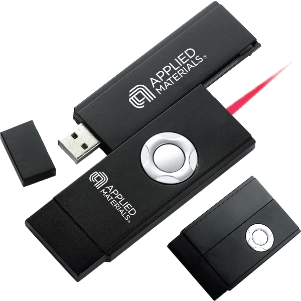 Wireless Presenter and Red Laser Pointer in a Black Paper Gift... from ASI 34375 Alpec Team / Alpec®