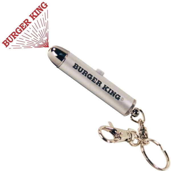 Keychain Logo Laser Pointer that Projects Logo or Dot by Switching... from ASI 34375 Alpec Team / Alpec®