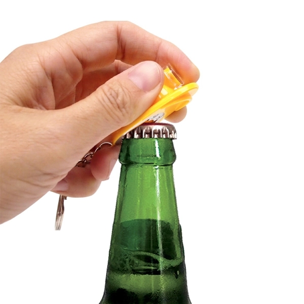 Miniature plastic construction bottle opener key tag.... from ASI 31517 Admart Products / Admart Line