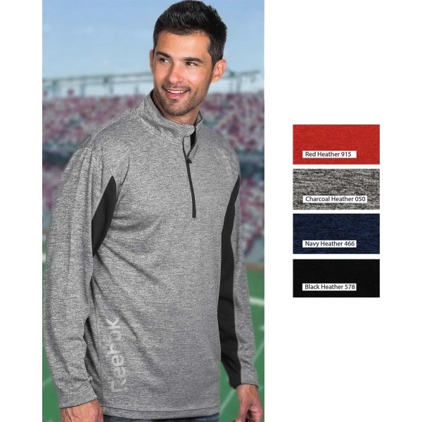 Men's 1/4 zip crossover with its snag resistant, plaited birdseye mesh... from ASI 50930 Dunbrooke / Dunbrooke®