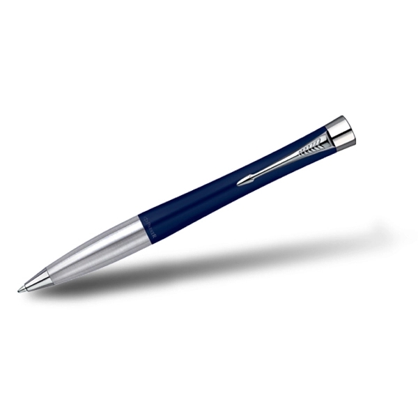 Gel pen with chrome plated trim fitted with medium point black... from ASI 84833 Newell Custom Writing Instruments / Newell Brands