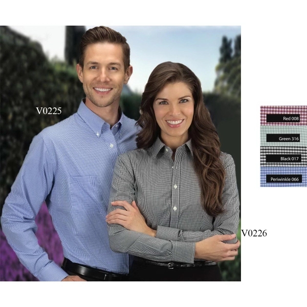 Ladies' long sleeve gingham check shirt.... from ASI 50930 Dunbrooke / Dunbrooke®