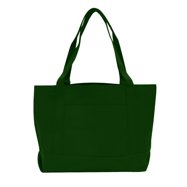 19" x 12" x 4.5" polyester solid color boat tote with... from ASI 37980 Bagworld