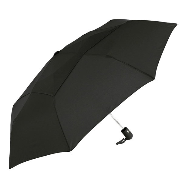Folding umbrella with 42" vented canopy arc and push-button auto-opening and... from ASI 89955 StrombergBrand / Stromberg Brand