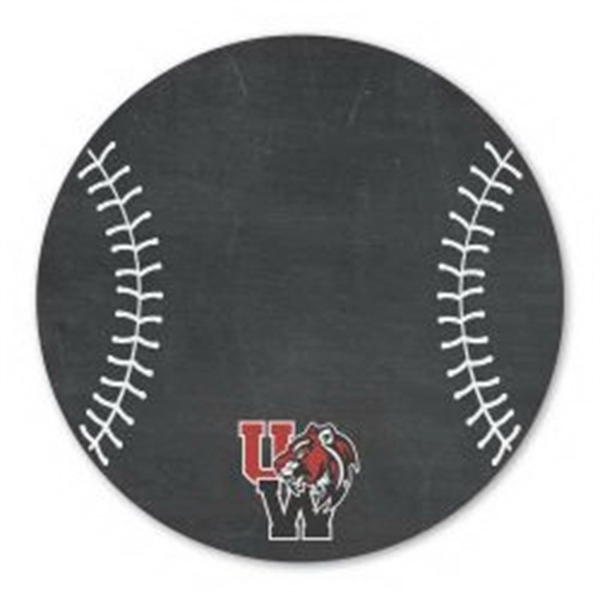 11" circle-shaped erasable chalkboard with repositionable adhesive backing, chalk and chalk... from ASI 68507 The Magnet Group / Magnet LLC™