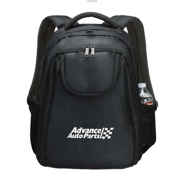 Professional backpack made of nylon with fabric lining.... from ASI 46755 Cosmo Promos