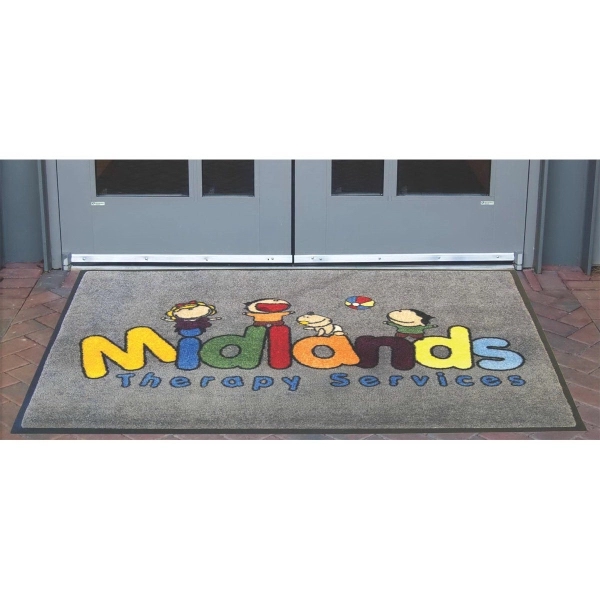 Customized 28 oz. nylon floor mat, available in custom or standard... from ASI 35750 PromoMatting by Americo