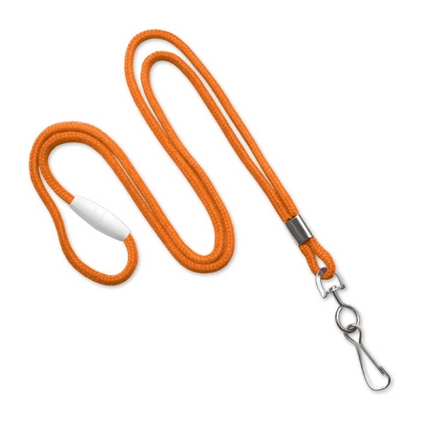 Available Same Day! These blank flat braided polyester lanyards come with... from ASI 79898 Promovision