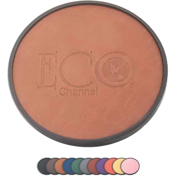 3 3/4" drink coaster made of polyurethane.... from ASI 71920 Moderne Glass Company Inc / MB Works Premium Line