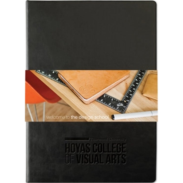 Journal with faux leather, thread-sewn cover, 80 sheets of paper and... from ASI 91340 Journalbooks/Timeplanner Calendars