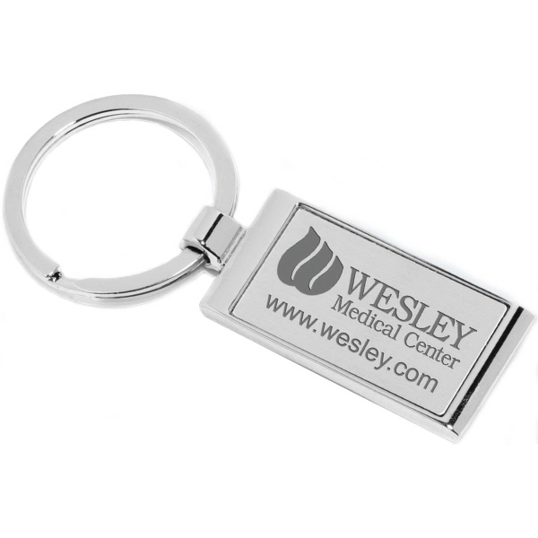 Matte finish metal key holder with chrome accents.... from ASI 62660 Innovation Line