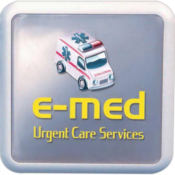 Night light that glows orange with square shape, pearlescent lens and... from ASI 54040 Fey Promo / Mi Line by Fey