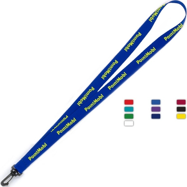 18" x 3/4" super-soft polyester lanyard with customization.... from ASI 62660 Innovation Line