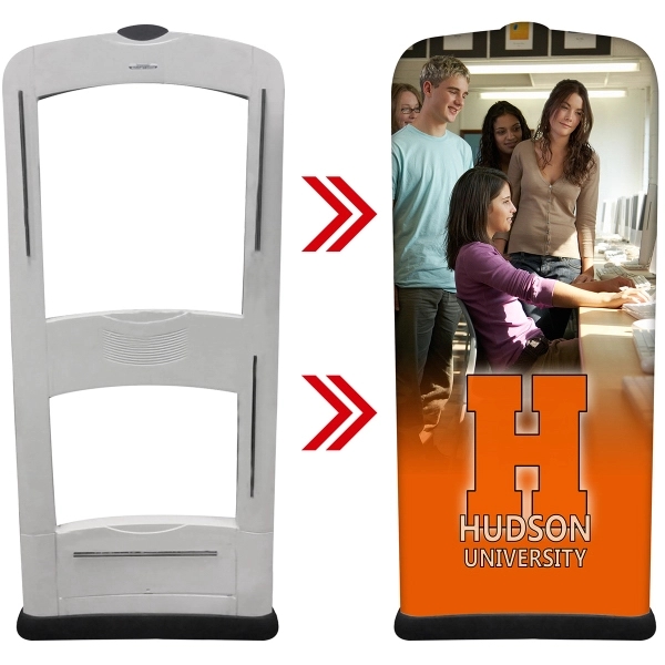 26" X 58" Digitally Printed Stretch Polyester Security Gate Cover... from ASI 80228 Quinn