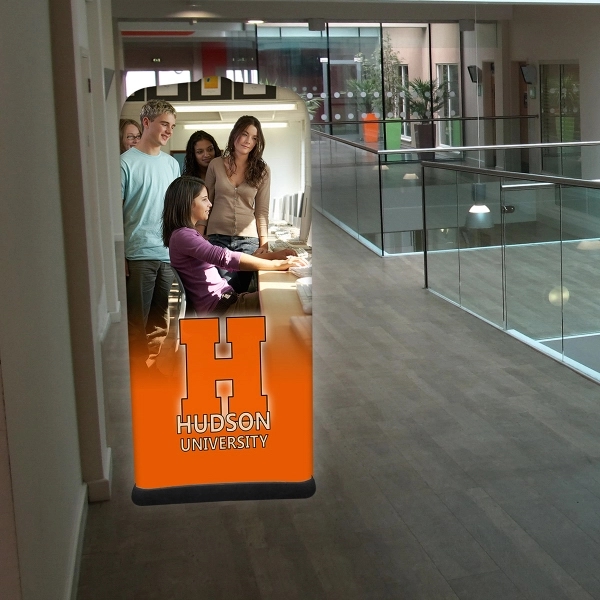 26" X 58" Digitally Printed Stretch Polyester Security Gate Cover... from ASI 80228 Quinn