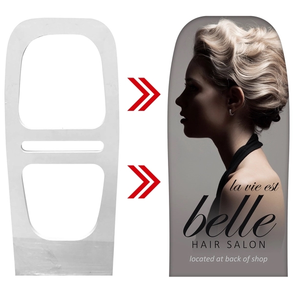 25" X 53" Digitally Printed Stretch Polyester Security Gate Cover... from ASI 80228 Quinn