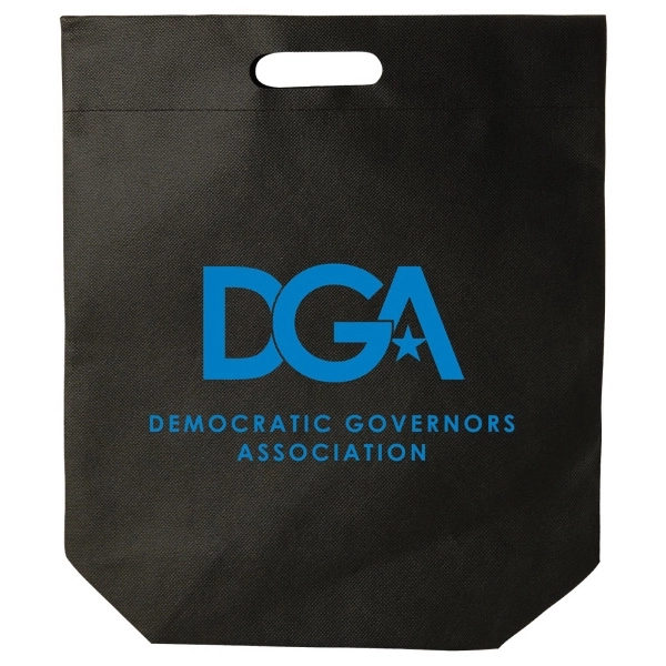 Reusable die cut tote bag is the perfect promo item for... from ASI 75731 PWS / Pacific Western Sales/Cater Line