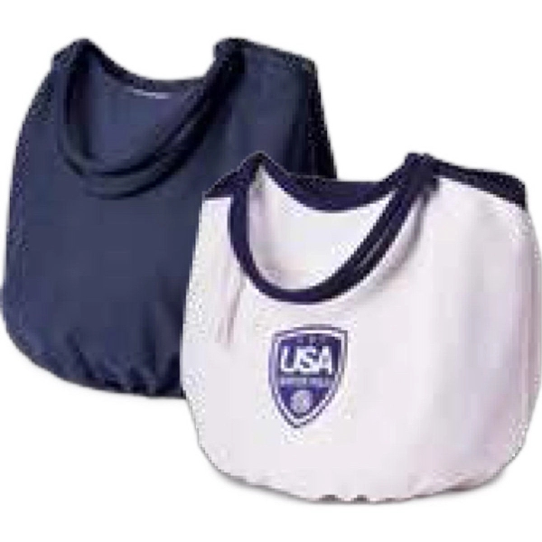 Nautical reversible bag made of cotton canvas with two zippered compartments... from ASI 91605 Towel Specialties