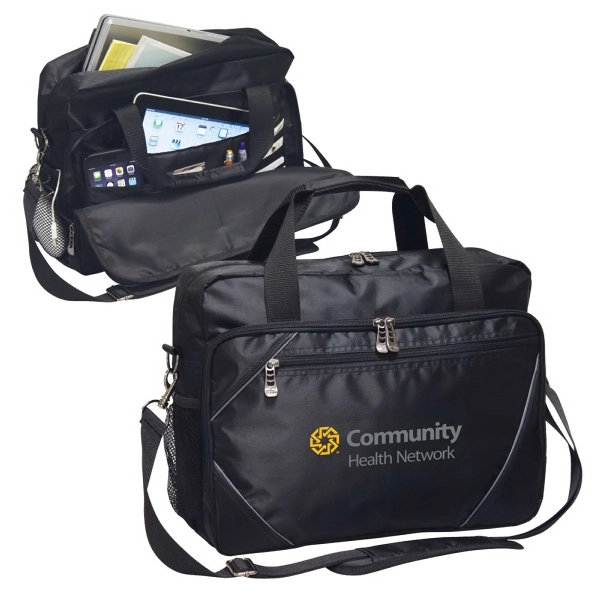 Briefcase made of 420 jacquard including a webbing strap.  Comes... from ASI 79384 Preferred Nation Inc / Preferred Nation