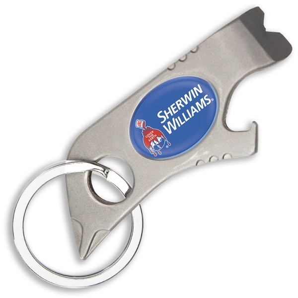 3.75" x 1" stainless steel multi-tool with key ring, seven functions,... from ASI 52263 EMT / EMT EMT EASY