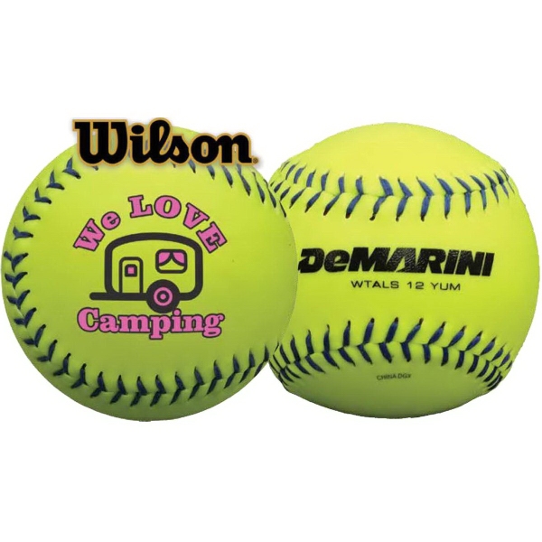 Official synthetic optic yellow softball with customization.... from ASI 55675 Galaxy Balloons Inc / Galactic Fun Time Line