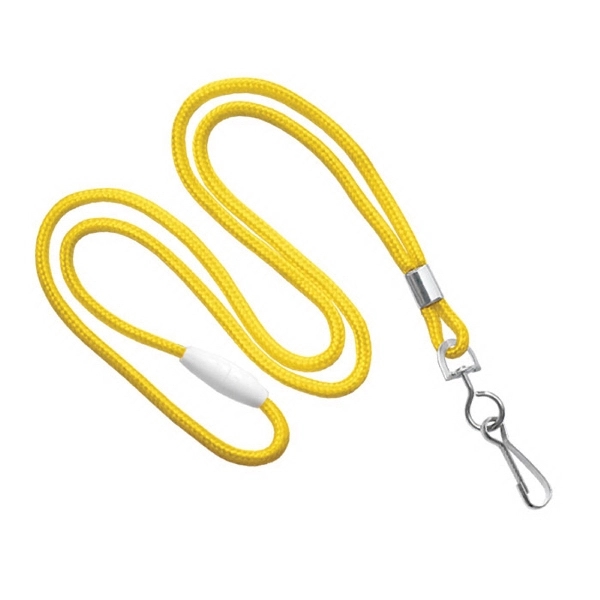 Available Same Day! These blank flat braided polyester lanyards come with... from ASI 79898 Promovision